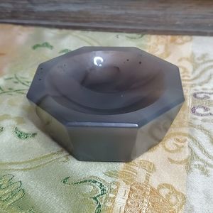 Agate Octagon Shallow Bowl, Ink / Paint Dish, Can be use as Ring Dish too